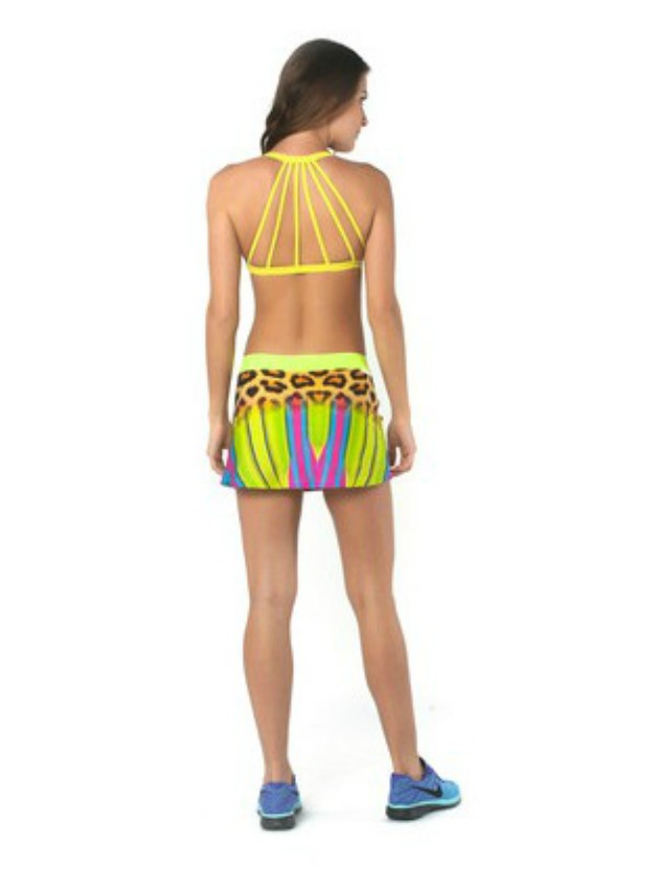 imperial crop top yellow