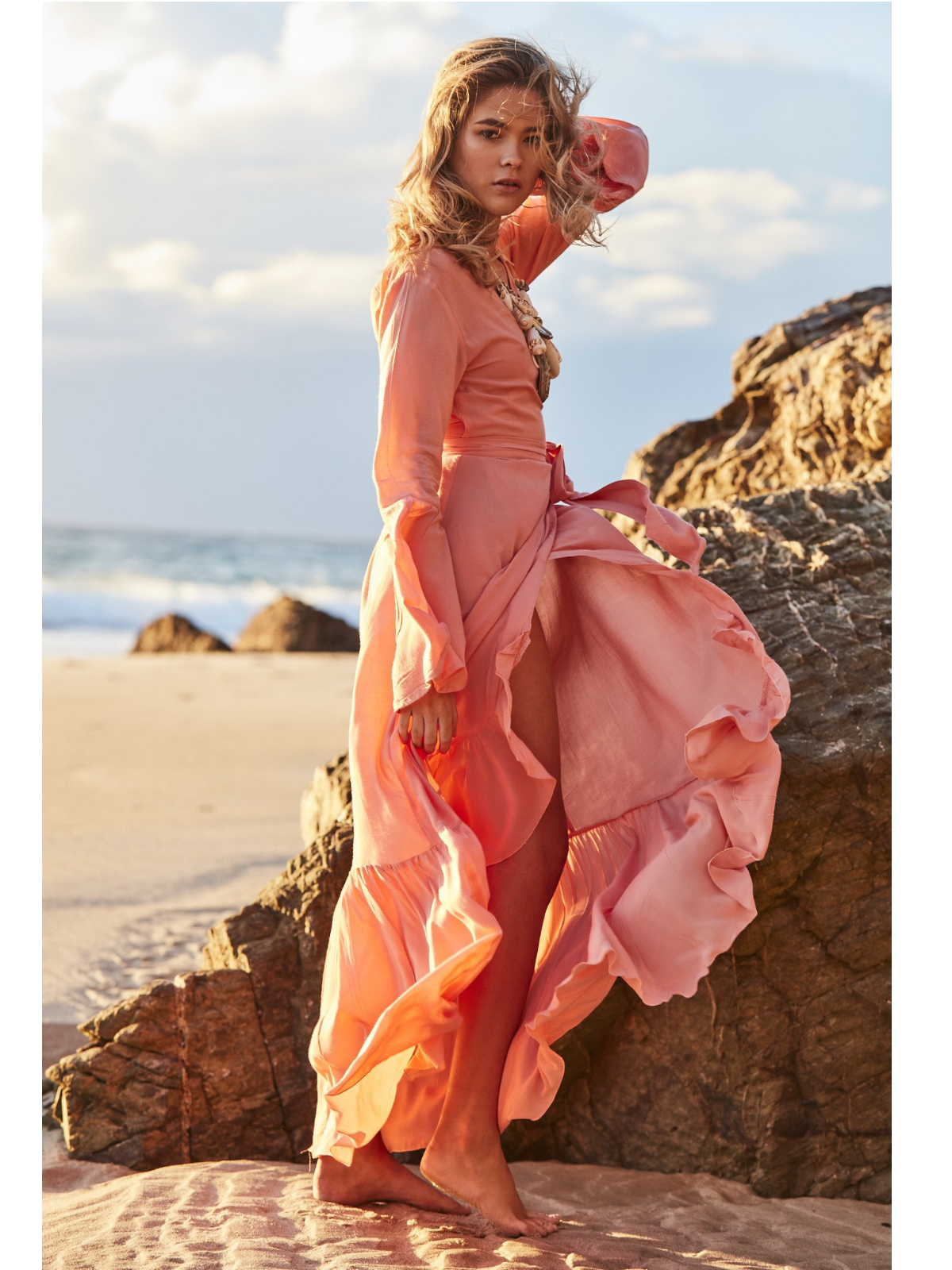 Golden Goddess Maxi Dress