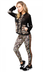 Cintura camo ankle length leggings