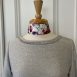 Purple Pansy silk scarf by Johanna-May