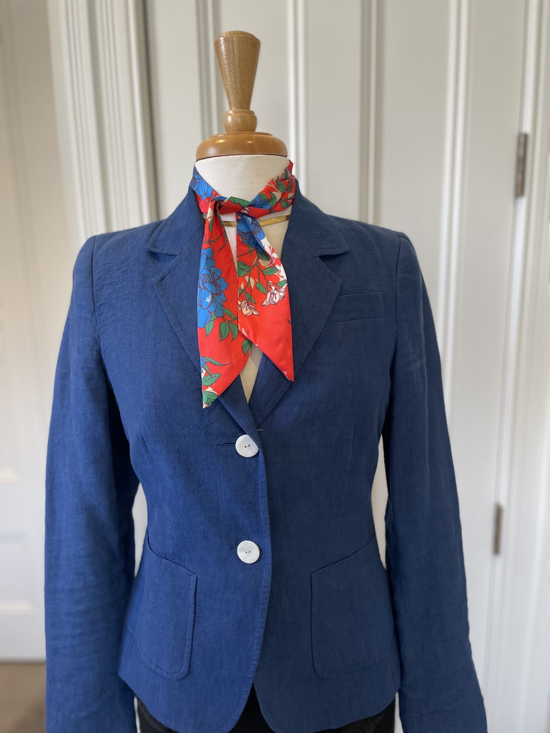 Hot Glory silk scarf by Johanna-May