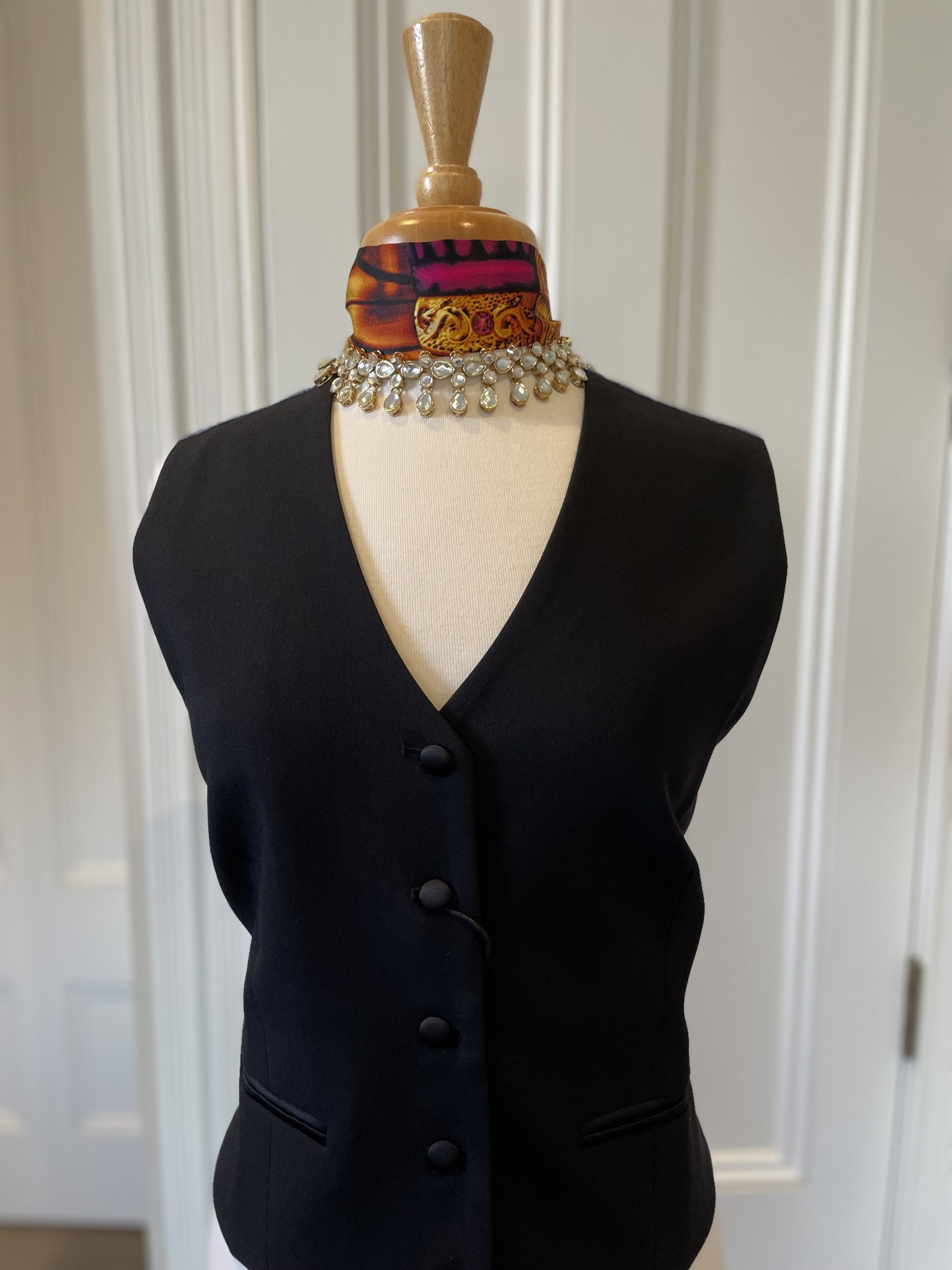 Golden Lights silk scarf